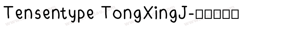 Tensentype TongXingJ字体转换